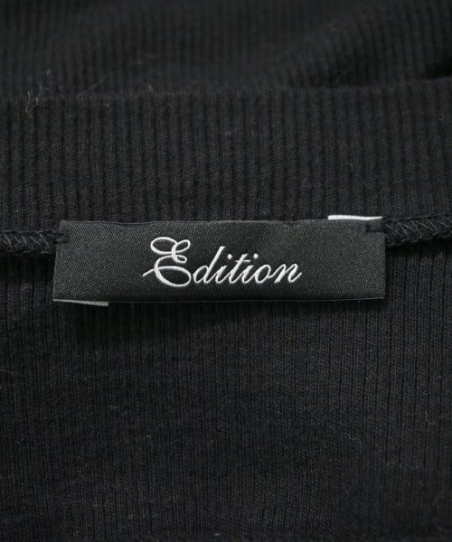 EDITION（エディション）タンクトップ 黒 サイズ:F レディース/2200679658023
