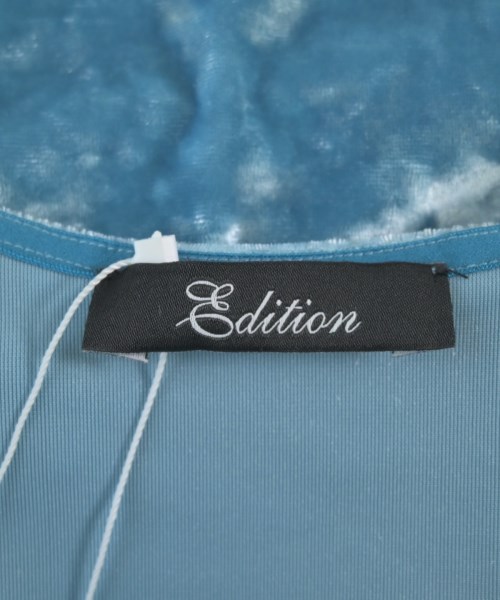EDITION（エディション）Tシャツ・カットソー 青 サイズ:36(S位) レディース/2200680124029