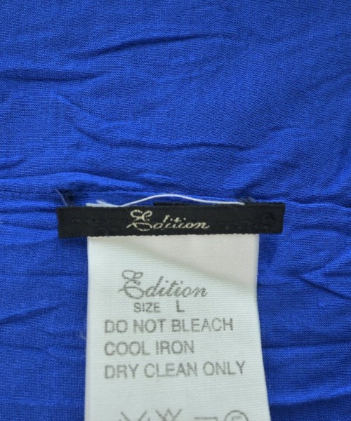 EDITION（エディション）Tシャツ・カットソー 青 サイズ:L レディース/2200697936684