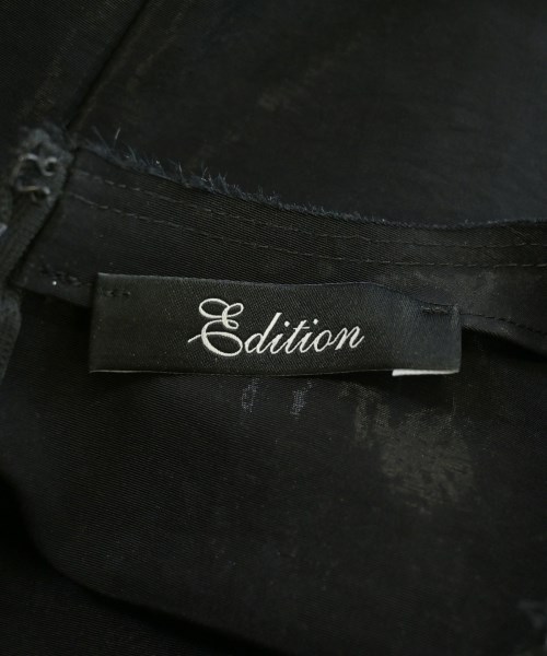 EDITION（エディション）ブラウス 黒 サイズ:F レディース/2200659079053