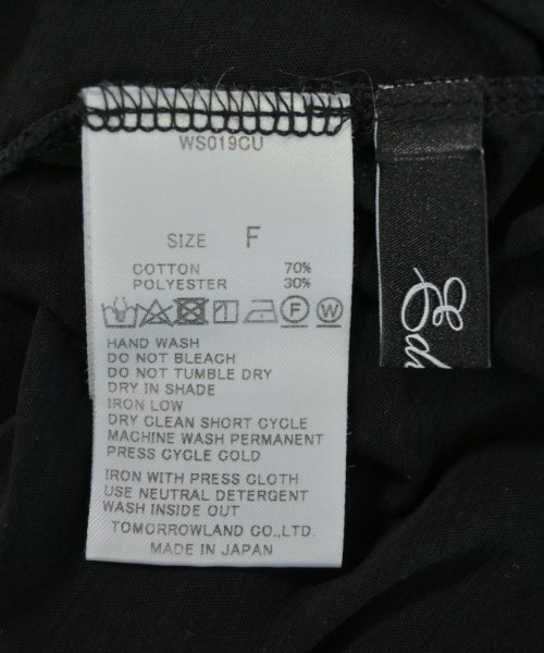 EDITION（エディション）Tシャツ・カットソー 黒 サイズ:F レディース/2200714291109