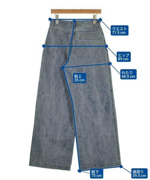 EDITION（エディション）デニムパンツ 青 サイズ:36(S位) レディース/2200645445145