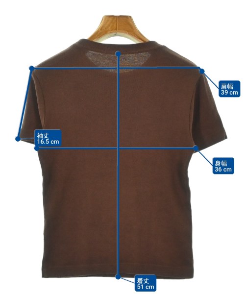 EDITION（エディション）Tシャツ・カットソー 茶 サイズ:36(S位) レディース/2200696310034
