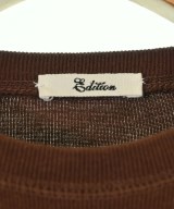 EDITION（エディション）Tシャツ・カットソー 茶 サイズ:36(S位) レディース/2200696310034