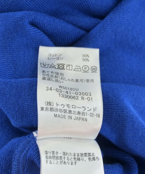 EDITION（エディション）タンクトップ 青 サイズ:36(S位) レディース/2200704807051