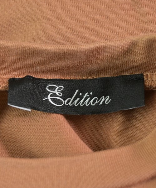 EDITION（エディション）Tシャツ・カットソー 茶 サイズ:36(S位) レディース/2200662848042