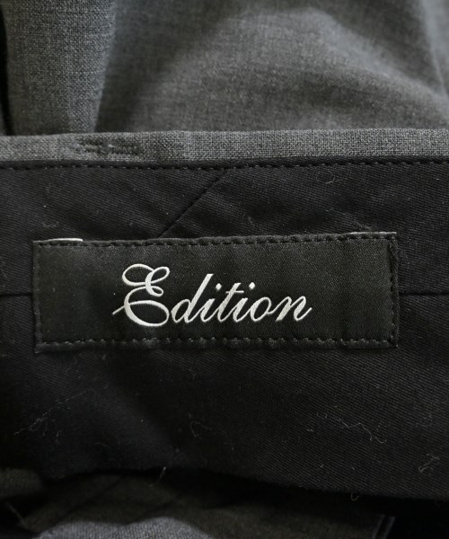 EDITION（エディション）スラックス グレー サイズ:34(XS位) レディース/2200666277015