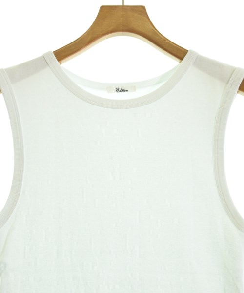 EDITION（エディション）タンクトップ 白 サイズ:36(S位) レディース/2200670977062
