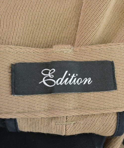 EDITION（エディション）スラックス 茶 サイズ:38(M位) レディース/2200733771064