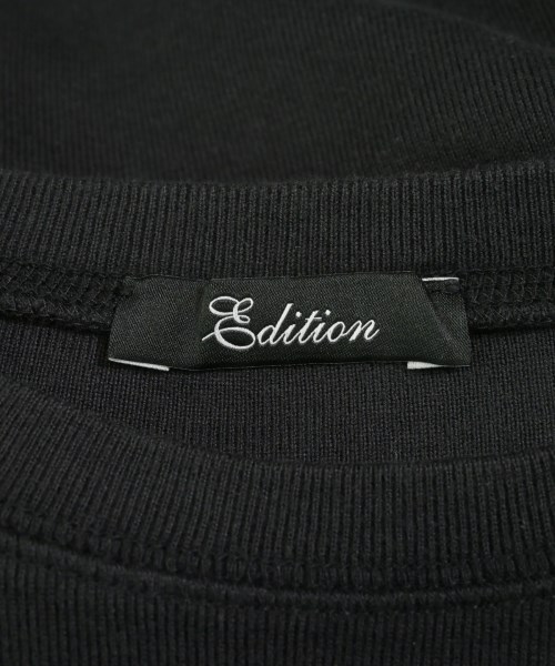 EDITION（エディション）Tシャツ・カットソー 黒 サイズ:36(S位) レディース/2200721019086