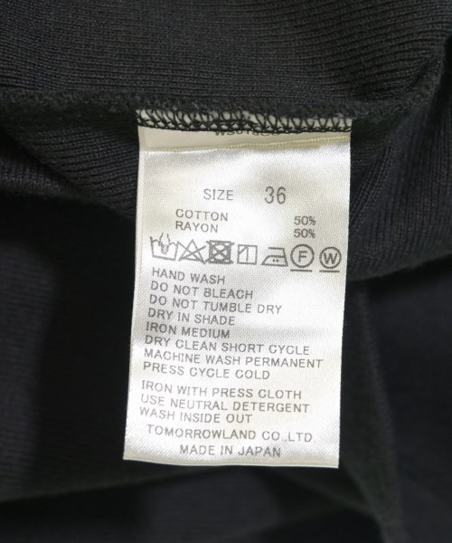 EDITION（エディション）Tシャツ・カットソー 黒 サイズ:36(S位) レディース/2200721019086