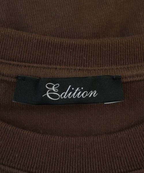EDITION（エディション）Tシャツ・カットソー 茶 サイズ:34(XS位) レディース/2200712096133