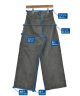 EDITION（エディション）デニムパンツ 黒 サイズ:34(XS位) レディース/2200685009130