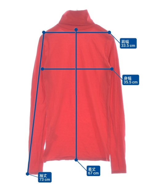 Pilgrim surf+Supply（ピルグリムサーフサプライ）Tシャツ・カットソー 赤 サイズ:0(XS位) レディース/2200671817060