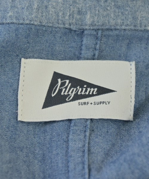 Pilgrim surf+Supply（ピルグリムサーフサプライ）カジュアルシャツ 青 サイズ:1(S位) レディース/2200699434027