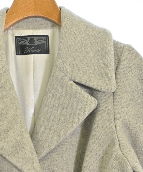 Kemit（ケミット）チェスターコート グレー サイズ:38(M位) レディース/2200629077027