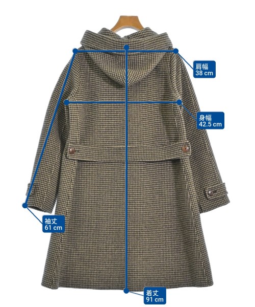 Kemit（ケミット）チェスターコート 茶 サイズ:40(M位) レディース/2200629077034