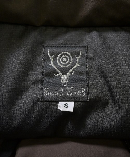 South2west8（サウストゥーウエストエイト）ダウンジャケット/ダウンベスト 茶 サイズ:S レディース/2200624918028