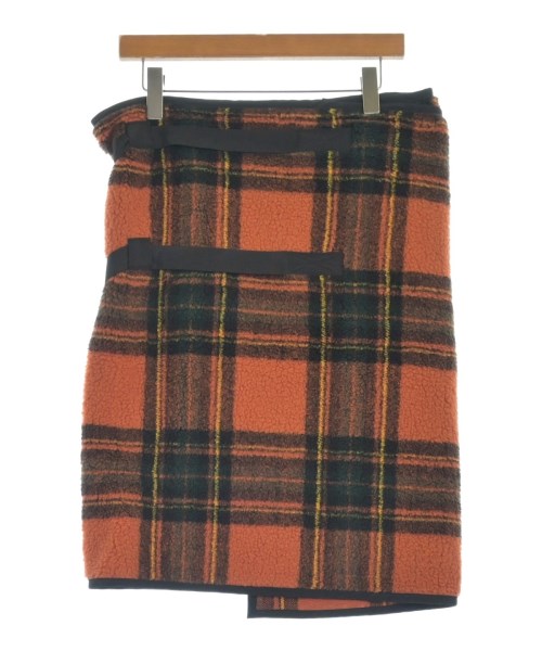 South2west8（サウストゥーウエストエイト）ひざ丈スカート オレンジ サイズ:M レディース/2200628611147