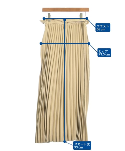 CLEANA（クリーナ）ロング・マキシ丈スカート ベージュ サイズ:2(M位) レディース/2200622358109