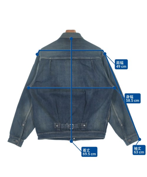 UNION LAUNCH（ユニオンランチ）デニムジャケット 紺 サイズ:M メンズ/2200637591027
