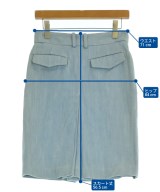 UNION LAUNCH（ユニオンランチ）ひざ丈スカート 青 サイズ:1(S位) レディース/2200633338060