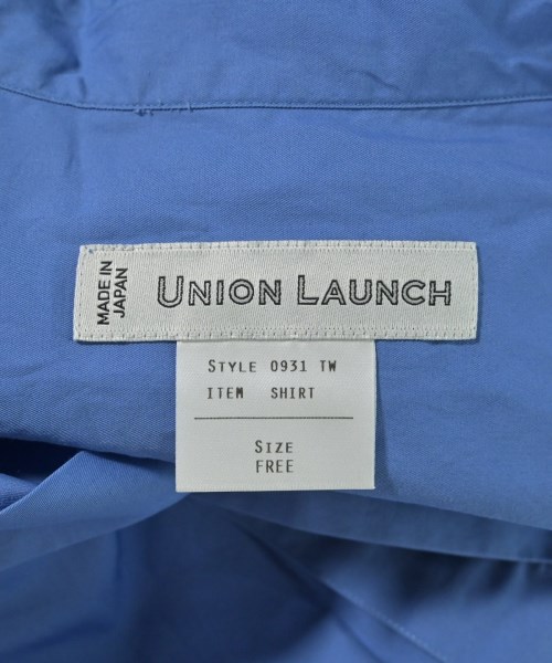 UNION LAUNCH（ユニオンランチ）ブラウス 青 サイズ:F レディース/2200635368713