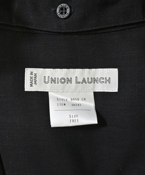 UNION LAUNCH（ユニオンランチ）カジュアルシャツ 黒 サイズ:F レディース/2200613743228
