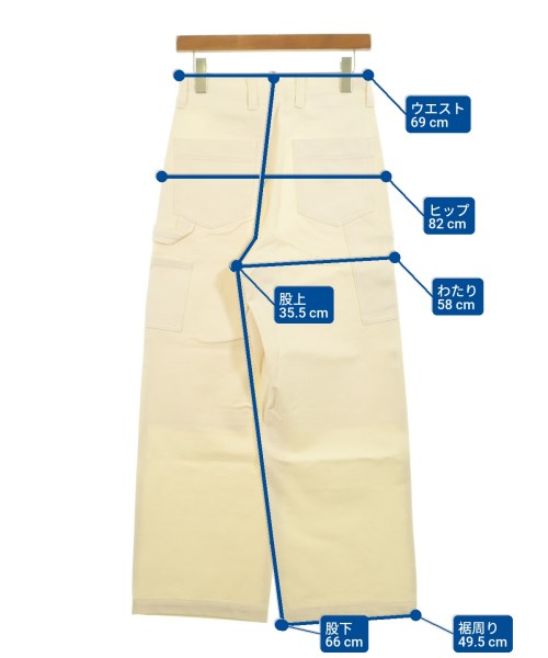 UNION LAUNCH（ユニオンランチ）カーゴパンツ 白 サイズ:XS レディース/2200631159858