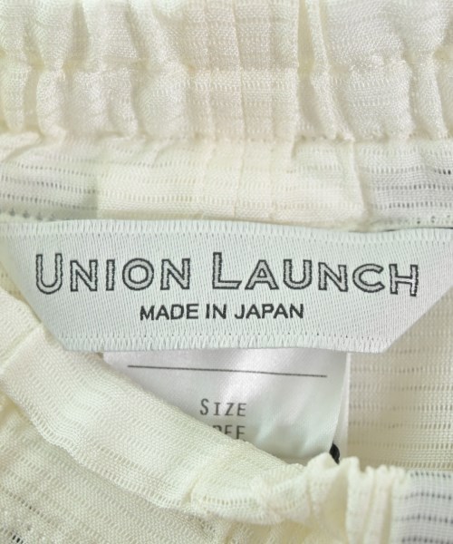 UNION LAUNCH（ユニオンランチ）ショートパンツ 白 サイズ:F レディース/2200631195771