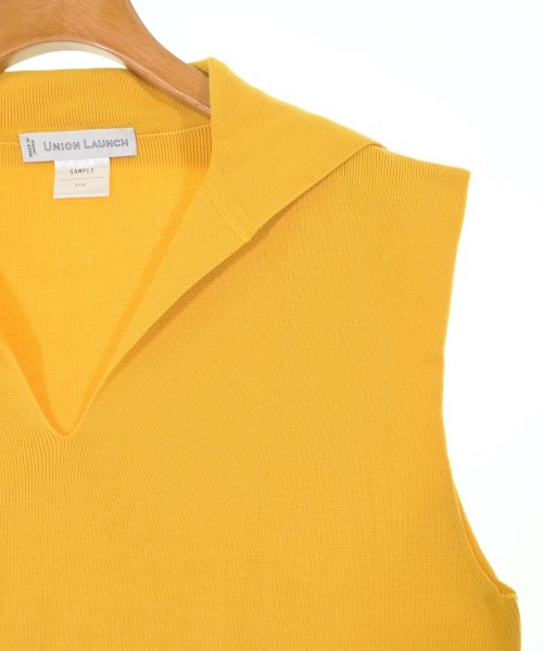 UNION LAUNCH（ユニオンランチ）ベスト/ノースリーブ 黄 サイズ:S レディース/2200631224532