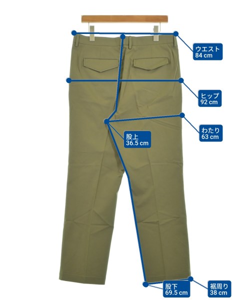 UNION LAUNCH（ユニオンランチ）スラックス カーキ サイズ:L メンズ/2200631226956