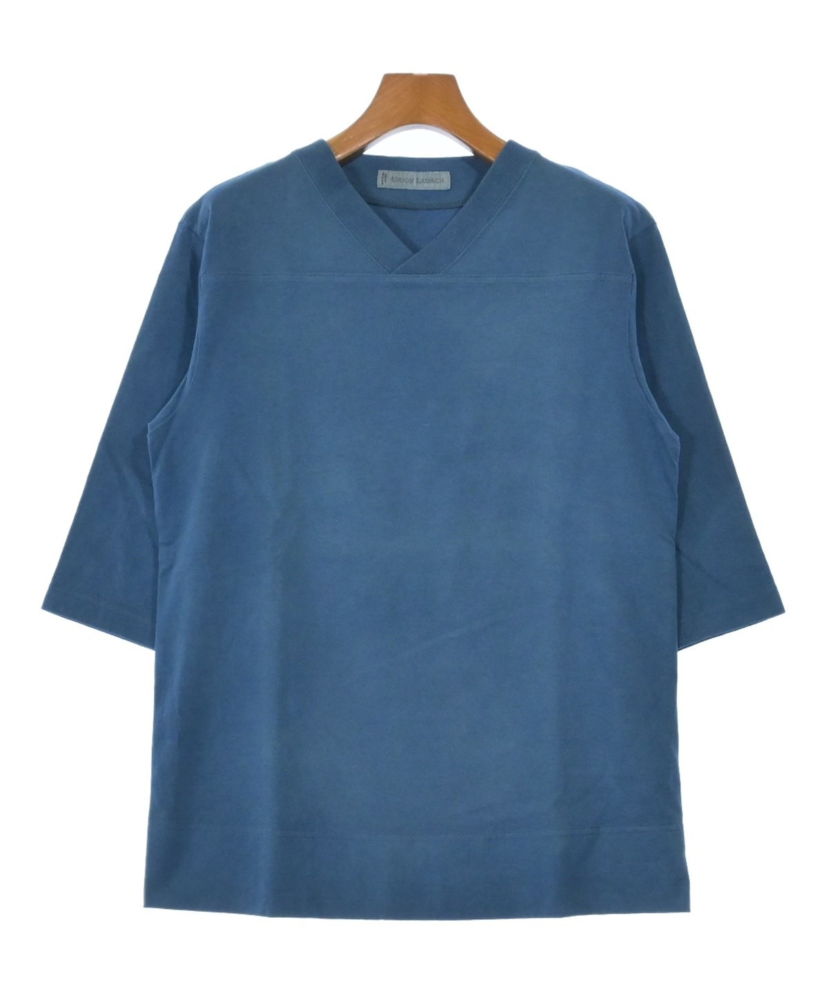 UNION LAUNCH ユニオンランチ Tシャツ・カットソー レディース 【古着】【中古】 UNION LAUNCH（ユニオンランチ）Tシャツ・カットソー 青 サイズ:S