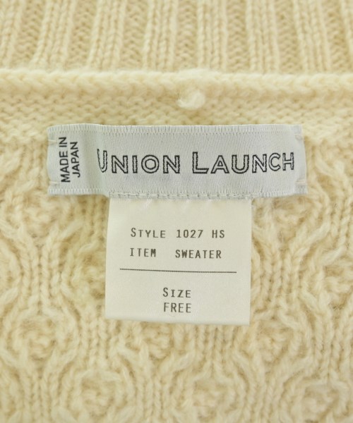 UNION LAUNCH（ユニオンランチ）ニット・セーター 白 サイズ:F レディース/2200617956143