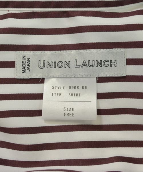 UNION LAUNCH（ユニオンランチ）カジュアルシャツ 白 サイズ:F レディース/2200693969112
