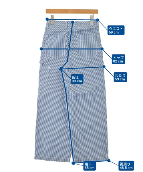 UNION LAUNCH（ユニオンランチ）デニムパンツ 青 サイズ:XS レディース/2200659757029