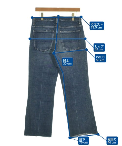 UNION LAUNCH（ユニオンランチ）デニムパンツ 紺 サイズ:29(S位) レディース/2200645071085