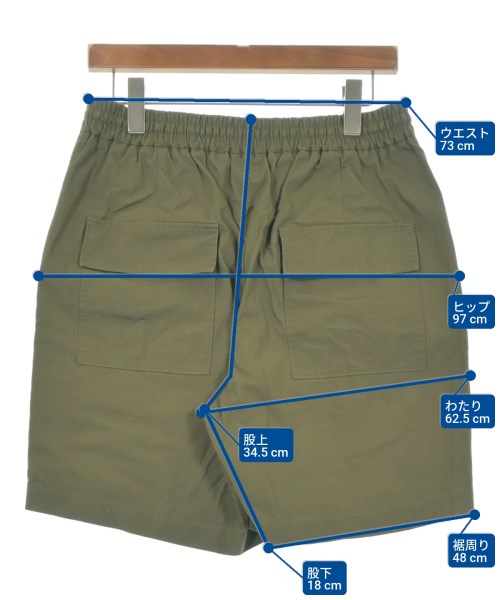 UNION LAUNCH（ユニオンランチ）ショートパンツ カーキ サイズ:M メンズ/2200645137064