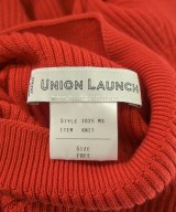 UNION LAUNCH（ユニオンランチ）ニット・セーター 赤 サイズ:F レディース/2200634991653