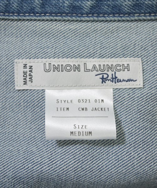 UNION LAUNCH（ユニオンランチ）デニムジャケット 青 サイズ:M メンズ/2200664855116