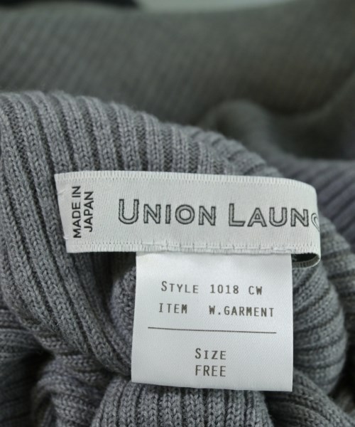 UNION LAUNCH（ユニオンランチ）ニット・セーター グレー サイズ:F レディース/2200672267048