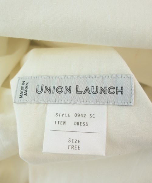 UNION LAUNCH（ユニオンランチ）ワンピース 白 サイズ:F レディース/2200732917234