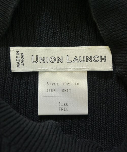 UNION LAUNCH（ユニオンランチ）ニット・セーター 黒 サイズ:F レディース/2200726308109