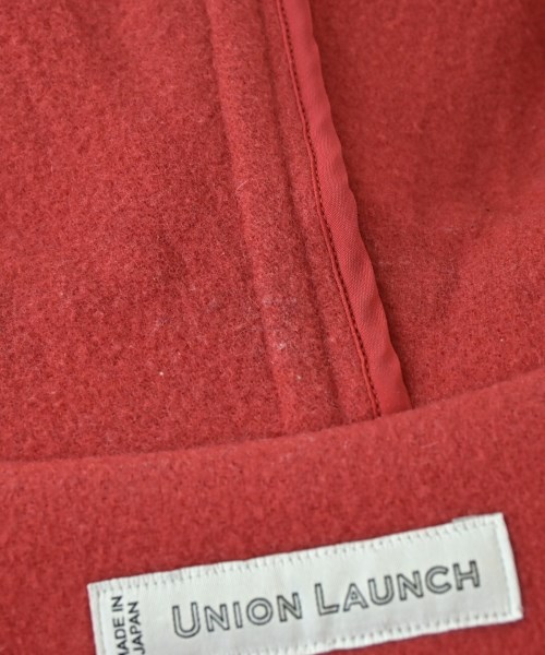 UNION LAUNCH（ユニオンランチ）ダッフルコート 赤 サイズ:F レディース/2200724460014