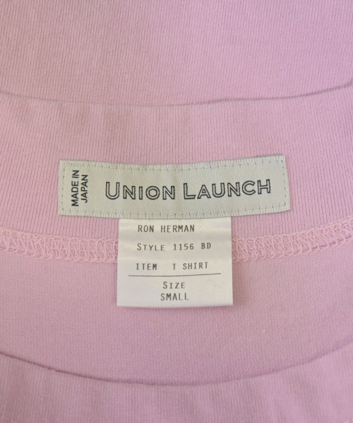 UNION LAUNCH（ユニオンランチ）Tシャツ・カットソー ピンク サイズ:S レディース/2200687445028