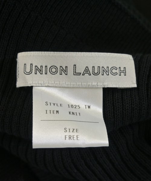 UNION LAUNCH（ユニオンランチ）ニット・セーター 黒 サイズ:F レディース/2200688684020
