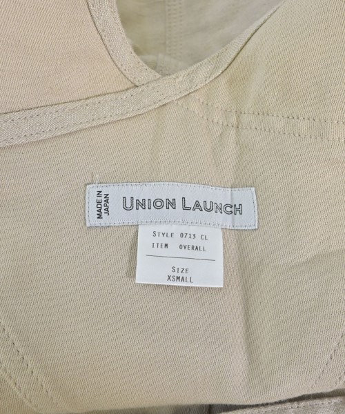 UNION LAUNCH（ユニオンランチ）オールインワン/サロペット ベージュ サイズ:XS レディース/2200684558028
