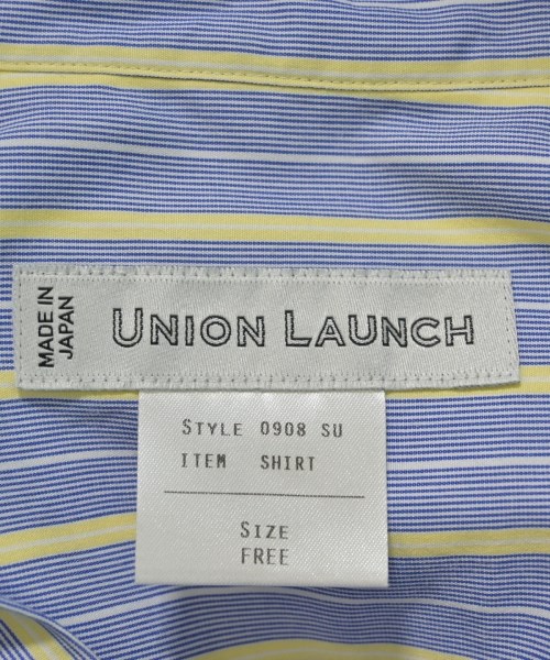 UNION LAUNCH（ユニオンランチ）カジュアルシャツ 青 サイズ:F レディース/2200690479089