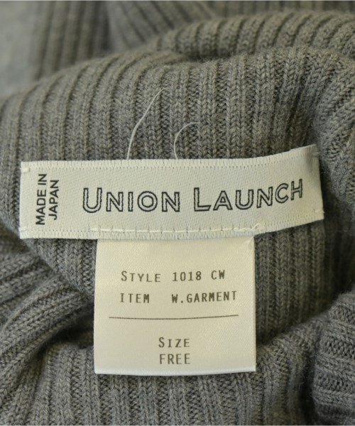UNION LAUNCH（ユニオンランチ）ニット・セーター グレー サイズ:F レディース/2200690131031
