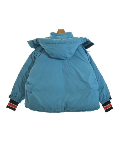 black means（ブラックミーンズ）ダウンジャケット/ダウンベスト 青 サイズ:3(L位) レディース/2200645144017